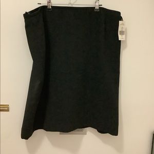 Tahari Size 18 Black Suit Skirt